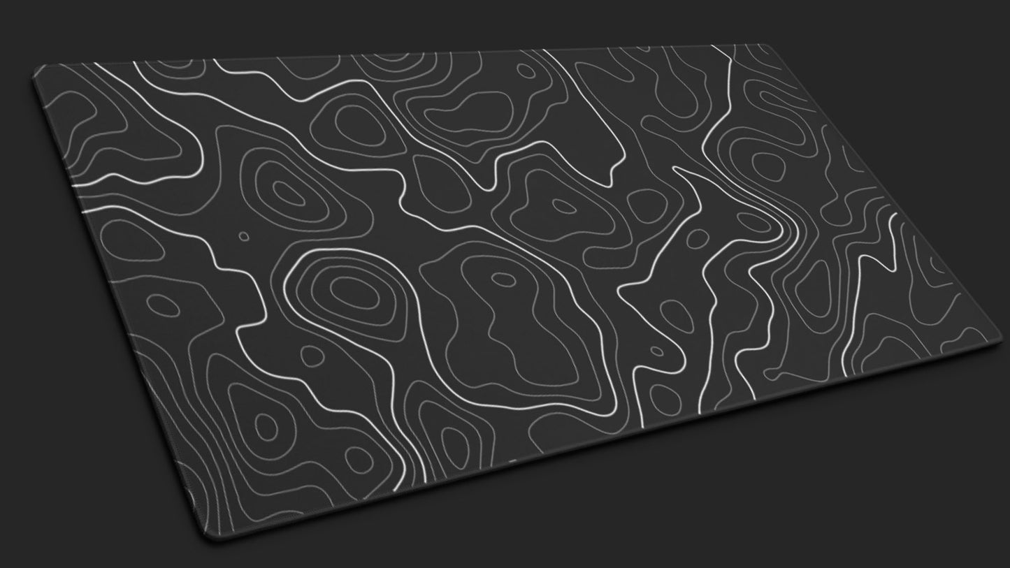 Elevation - Black - Desk Mat