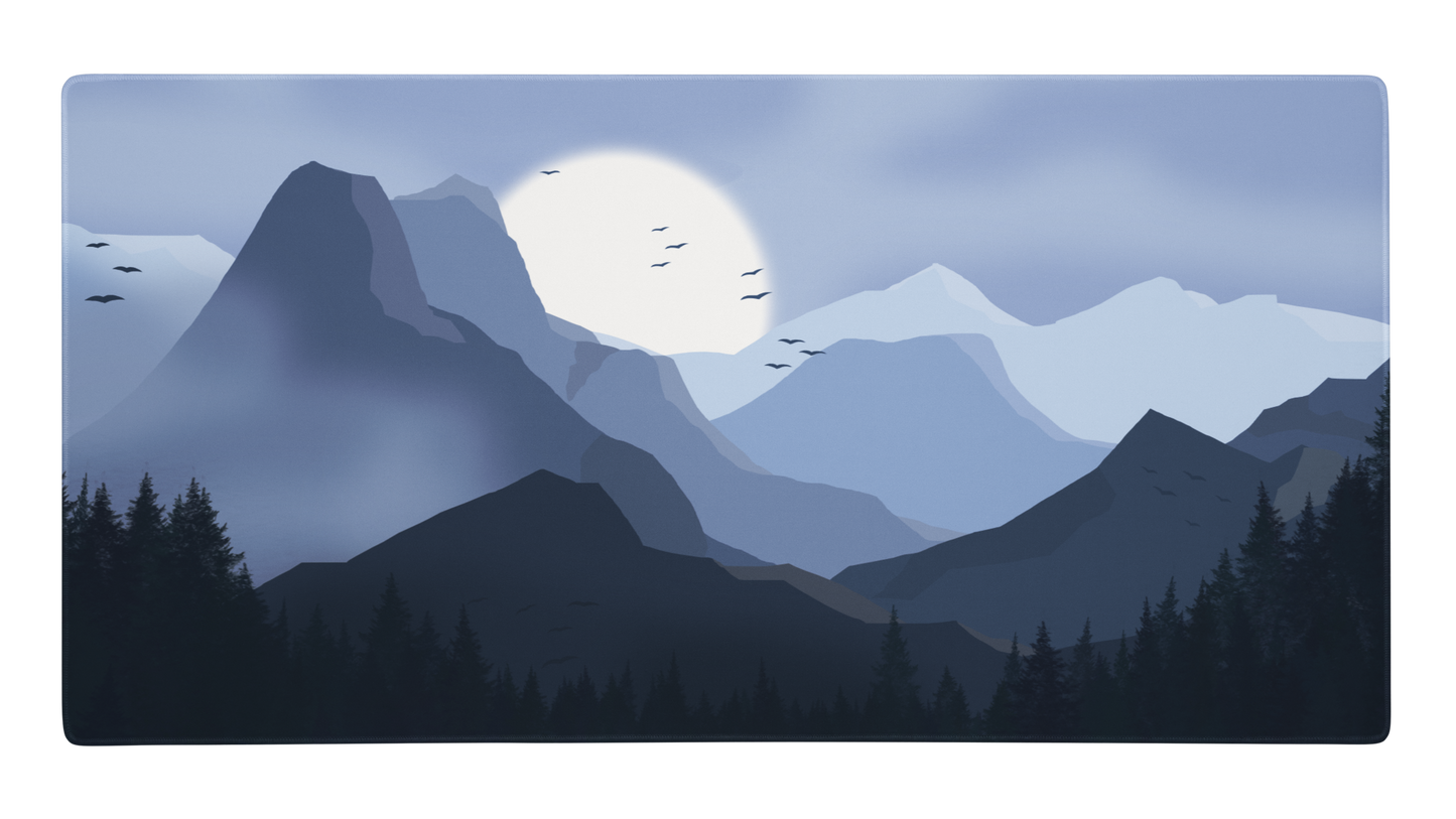 Journey - Blue - Desk Mat
