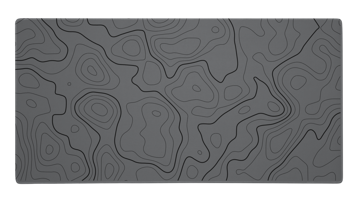 Elevation - Gray - Desk Mat
