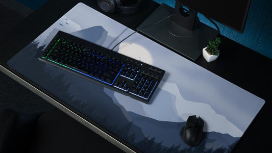 Journey - Blue - Desk Mat