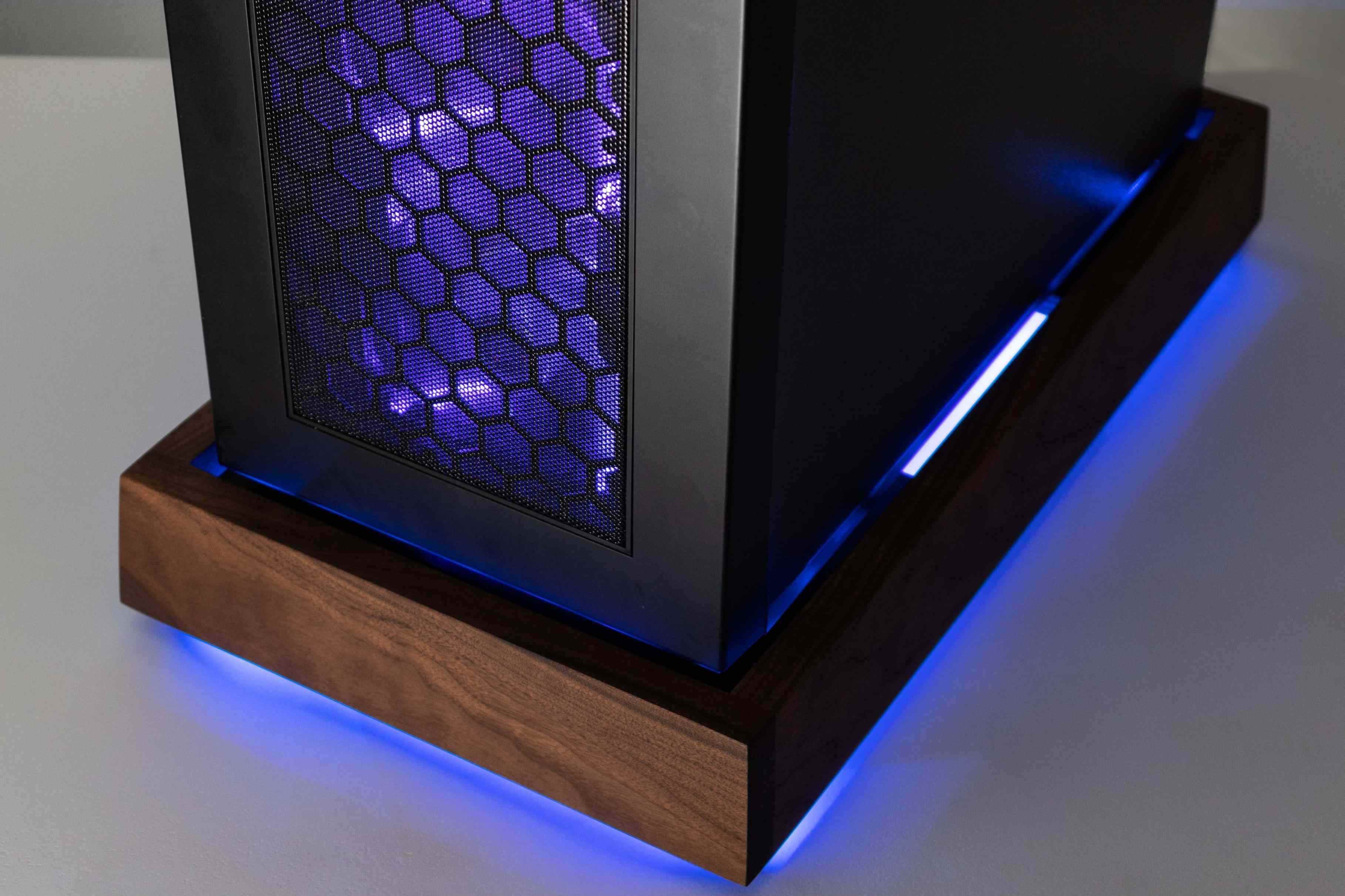 Loft Walnut - Computer Stand Custom Sized – Omridge Concepts