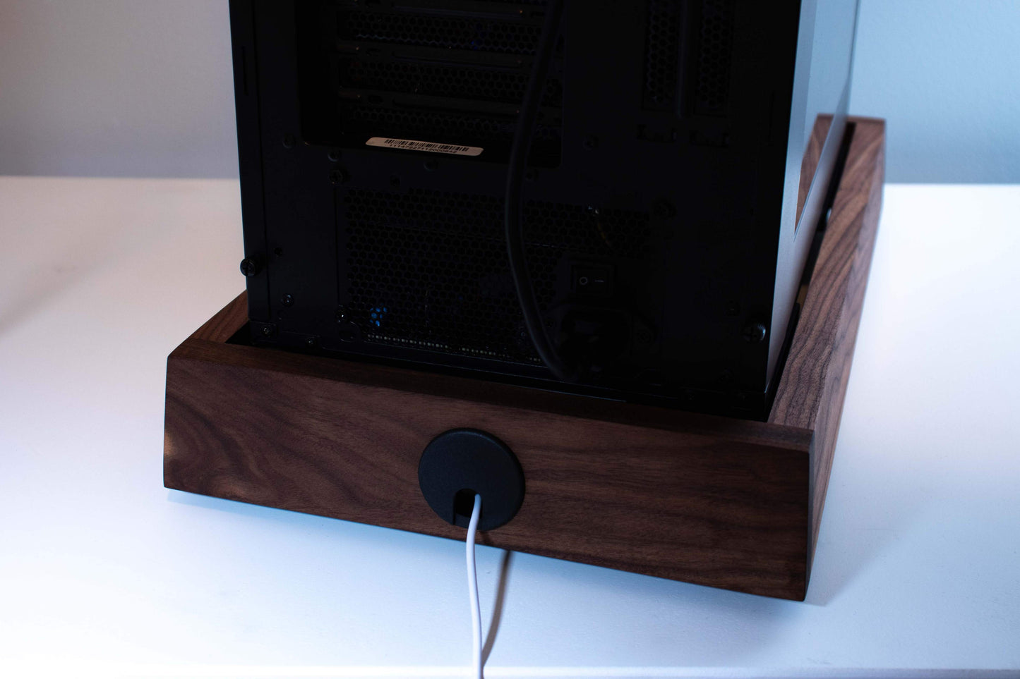 Loft Walnut - Computer Stand Custom Sized