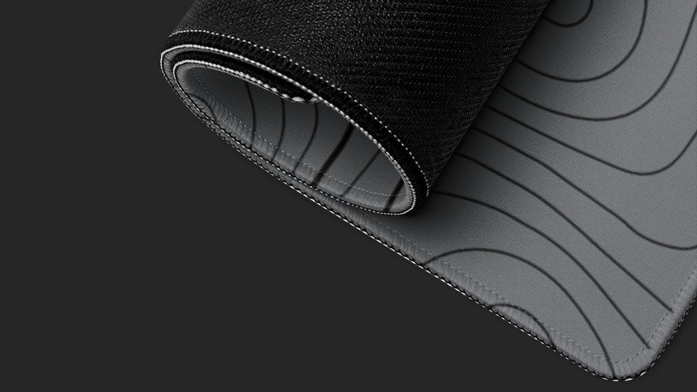 Elevation - Gray - Desk Mat